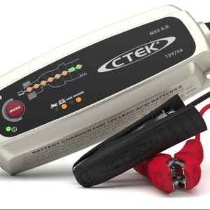CTEK MXS 5.0 Battery Charger with Automatic Temperature Compensation, 12 V, 5.0 Amp (EU Plug)